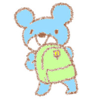 リュックサック晴れくま リュックサック晴れくま